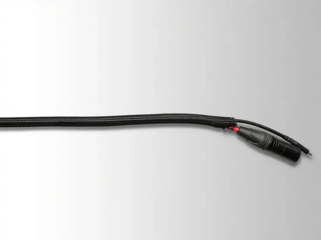 [Self Closing Braided Split Loom - BLACK - 10mm] Self-Closing Braided Split Loom - BLACK - 10mm