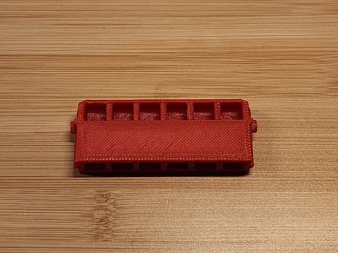 [3D-PKOUT-BHLDR-TTN-6] Milwaukee Packout Bit Holder Tall (Narrow, 6 Slot - Narrow)