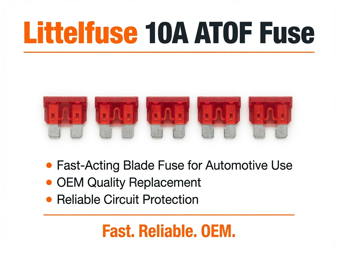 [005-LFBF10] Littlefuse (ATO) Replacement Fuses 10A - 5pk