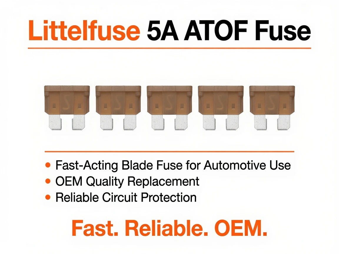 [005-LFBF05] Littelfuse (ATO) Replacement Fuses 5A - 5pk